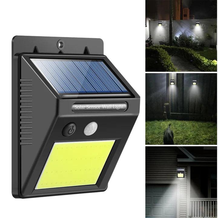 Lámpara Solar 30 LEDs Con Sensor De Presencia Impermeable